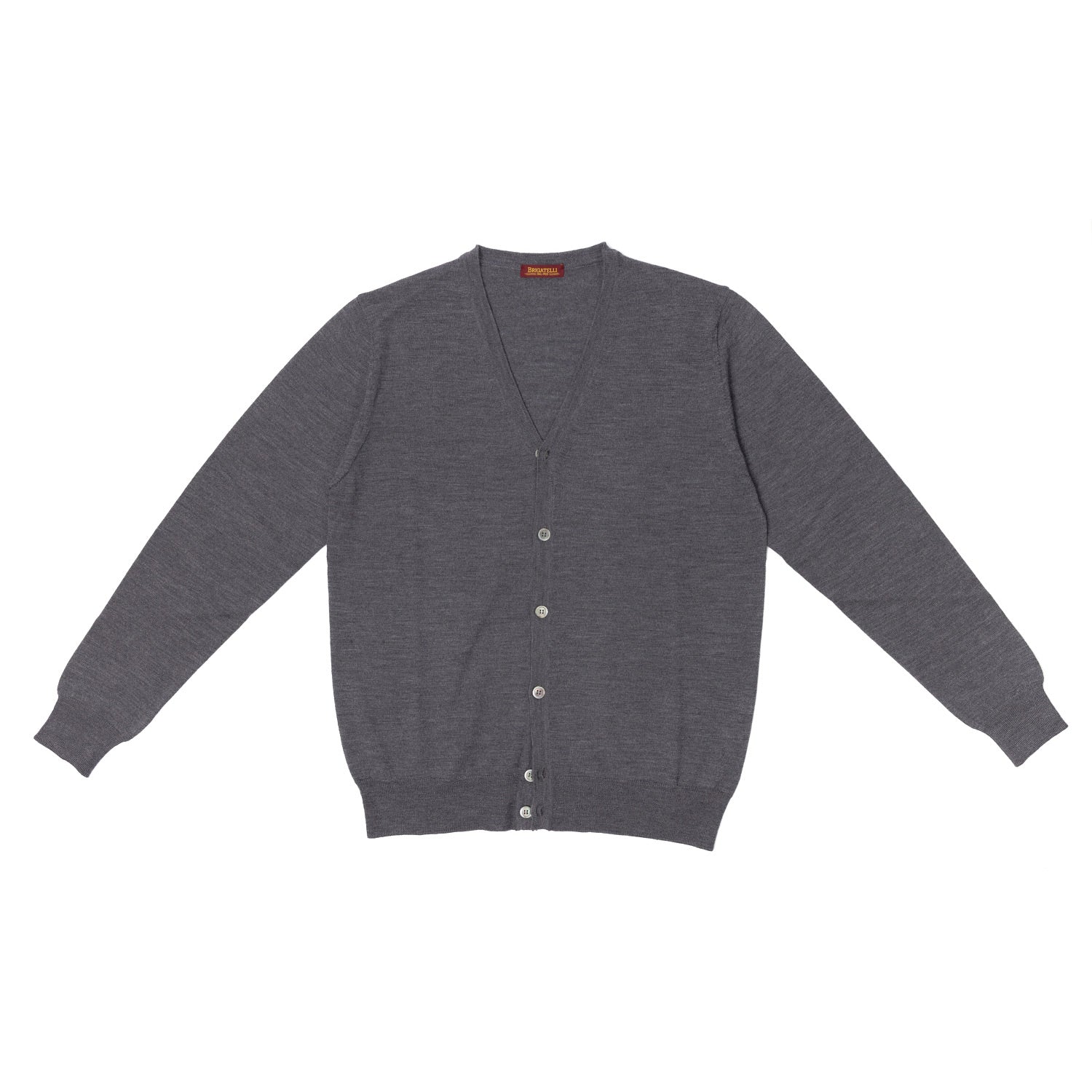 Brigatelli dal 1922 per Michael Jondral: Cardigan made of finest merino wool - 12 gauge Merino Extrafine